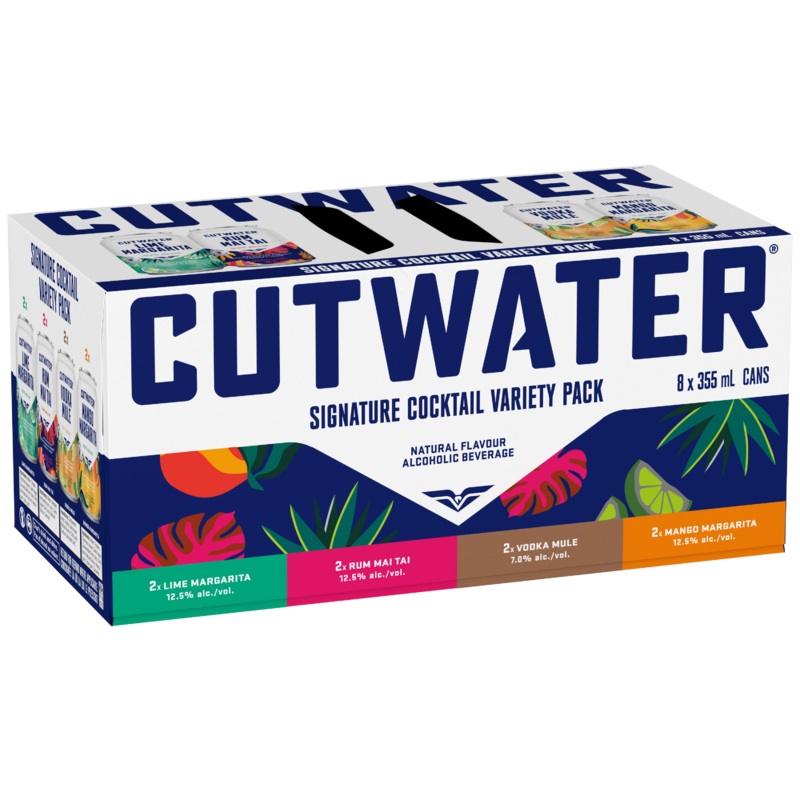 CUTWATER COCKTAIL MIXER 355ML 8PK CAN @ Kelowna [1055773] 2840 ml