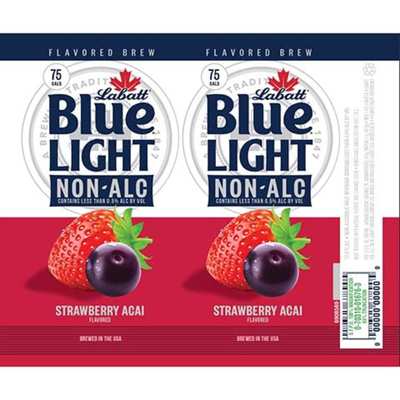 Labatt Blue Light Strawberry Acai (Non-Alcoholic) 12OZ SINGLE CAN