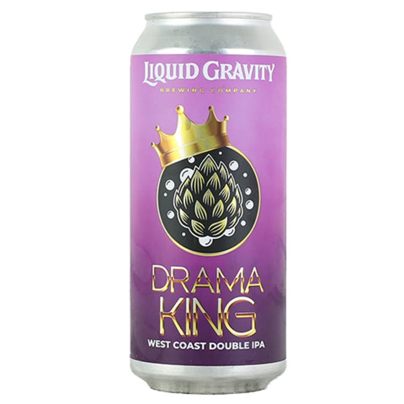 Liquid Gravity Drama King DIPA 16OZ SINGLE CAN