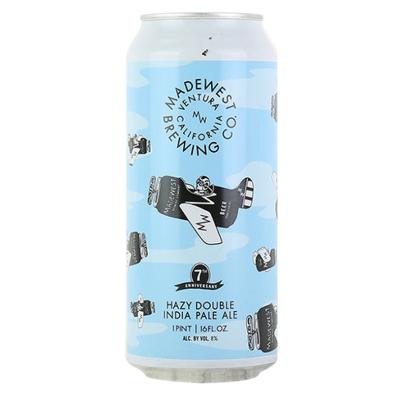 Madewest 7th Anniversary Hazy DIPA 16OZ SINGLE CAN