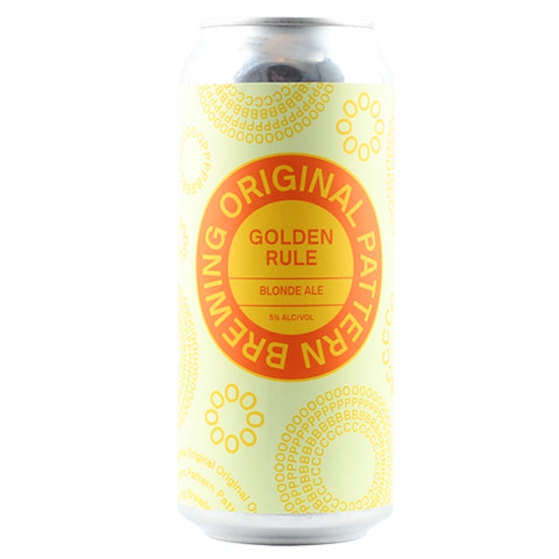 Original Pattern Golden Rule Blonde Ale 16OZ SINGLE CAN