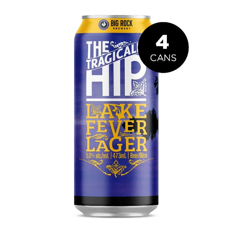 TRAGICALLY HIP LAKE FEVER LAGER 473ML 4PK CAN @ Signal Hill [1033242] 1892 ml