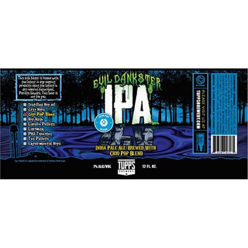 Tupps Evil Dankster IPA 12OZ SINGLE CAN