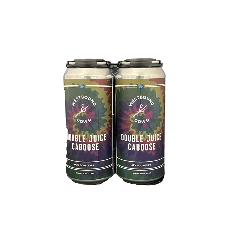 Westbound & Down Double Juice Caboose IPA 4 Pack Cans