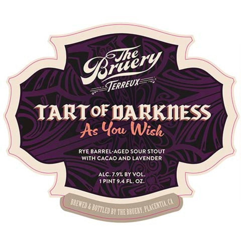 Bruery Terreux Tart Of Darkness As You Wish Sour Stout 750ML BTL