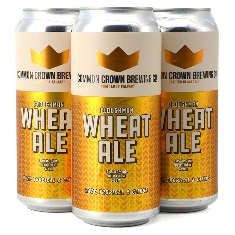 COMMON CROWN PLOUGHMAN HOPPED WHEAT ALE 473ML 4PK CAN @ Signal Hill [1023410] 1892 ml