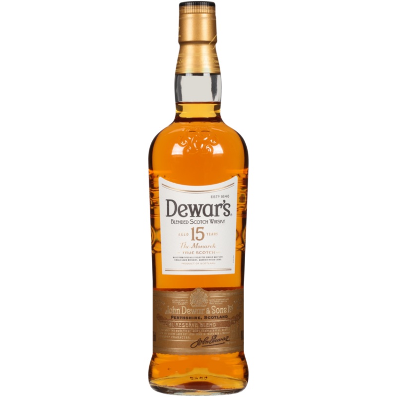 DEWAR'S BLENDED SCOTCH SPECIAL RESERVE 15 YR 80 W/ GIFT TIN 750ML 750ML