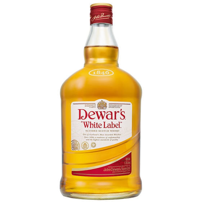Dewars White Label Scotch Whiskey 1.75L