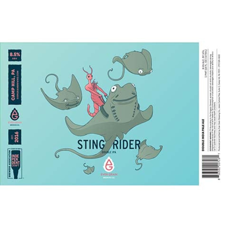 Ever Grain Sting Rider DIPA 16OZ SINGLE CAN