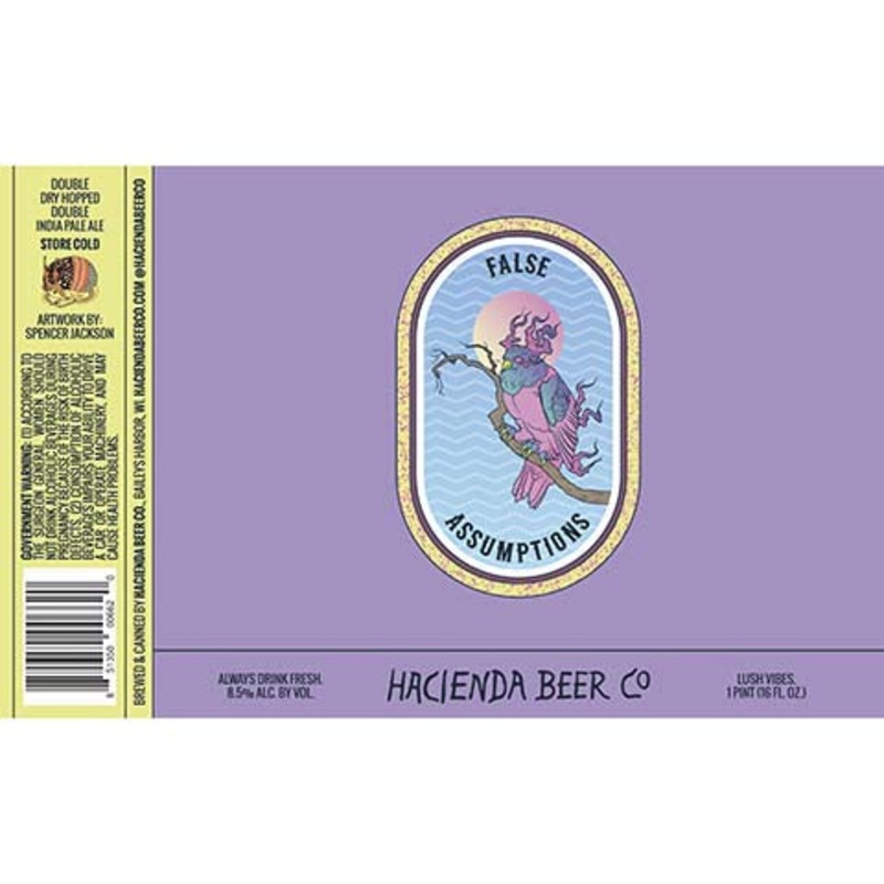 Hacienda False Assumptions DDH DIPA 16OZ SINGLE CAN