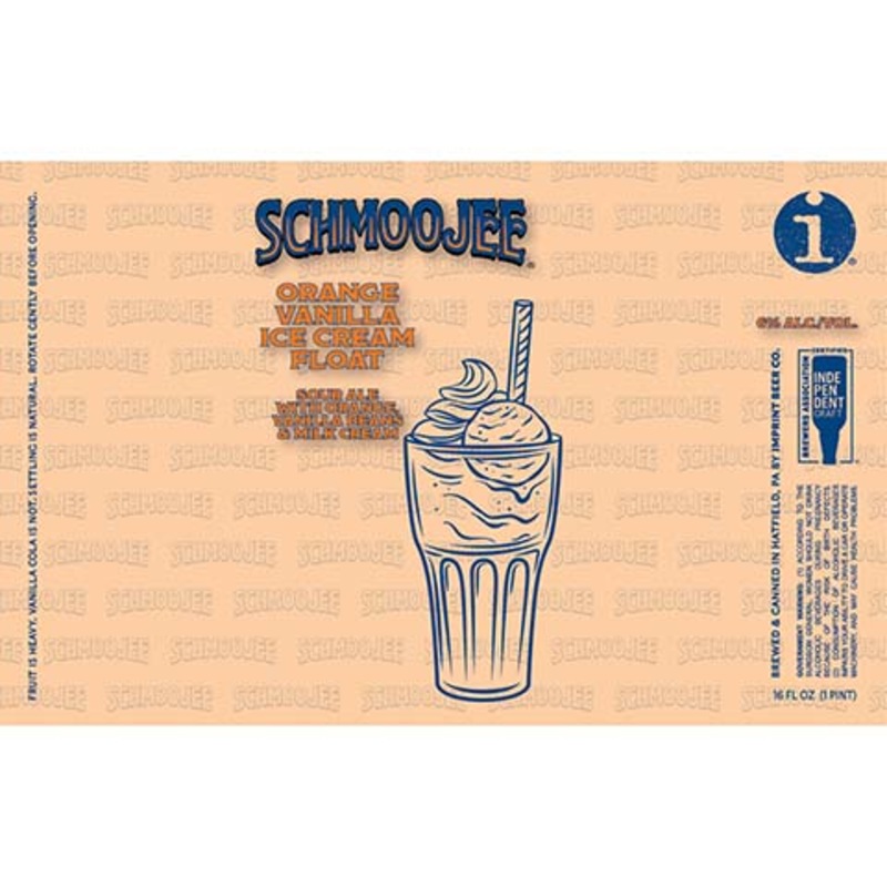 Imprint Schmoojee Orange Vanilla Ice Cream Float Sour Ale 16OZ SINGLE CAN