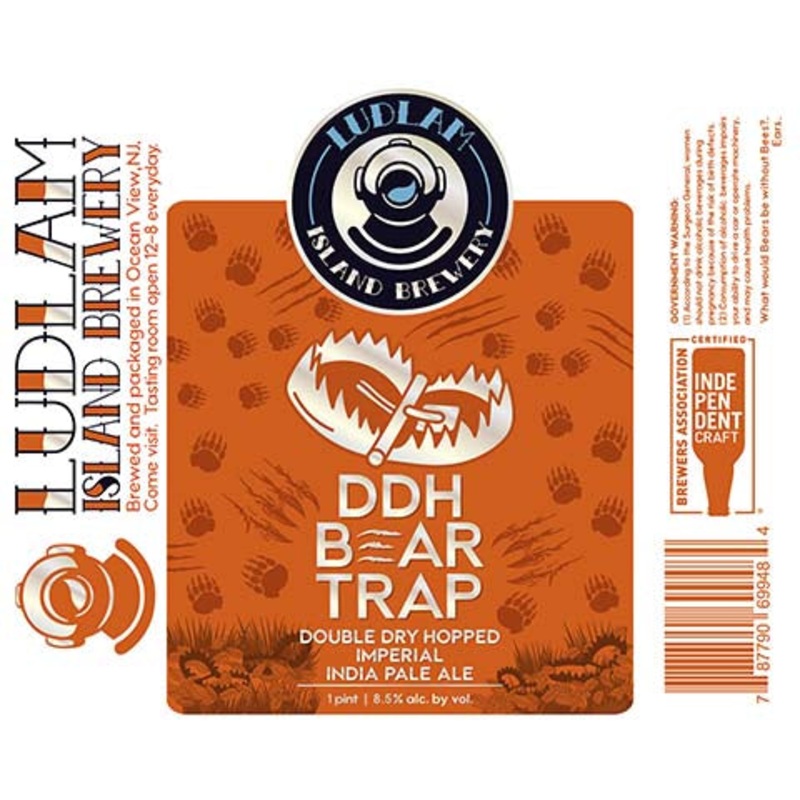 Ludlam DDH Bear Trap Imperial IPA 16OZ SINGLE CAN