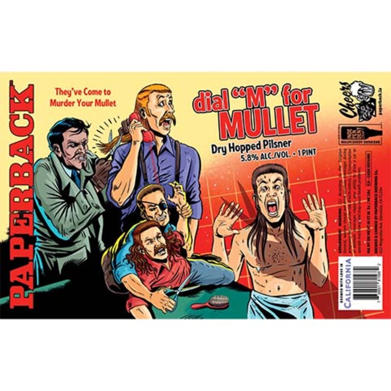 Paperback Dial "M" for Mullet Pilsner 16OZ SINGLE CAN