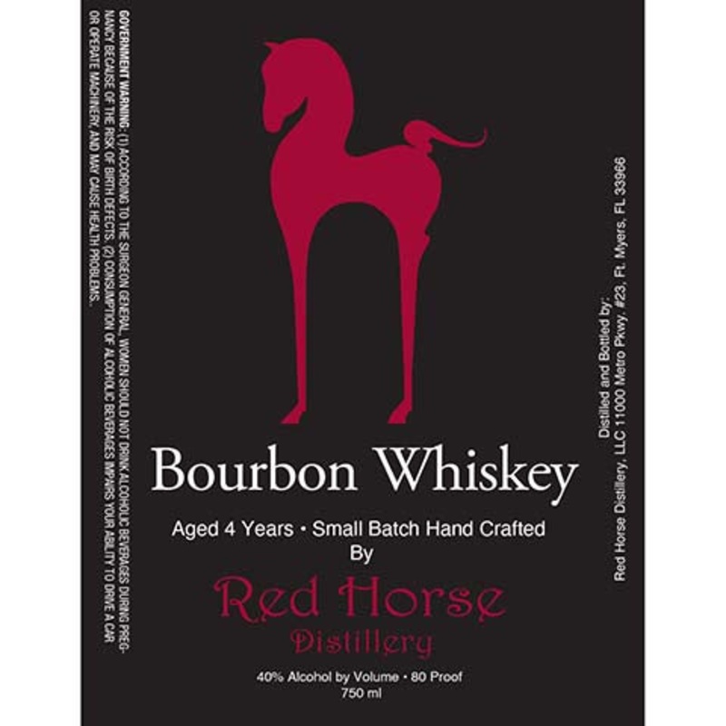 Red Horse Bourbon Whiskey 750ML BTL