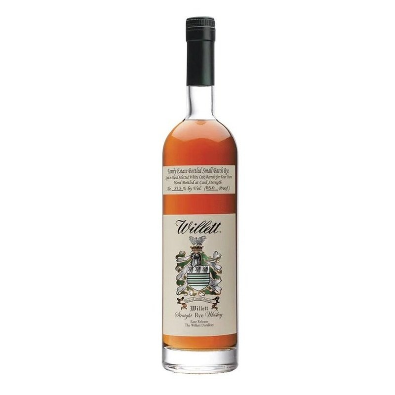 Willett Family Estate 4 Year Old Small Batch Straight Rye Whiskey 750ML BTL