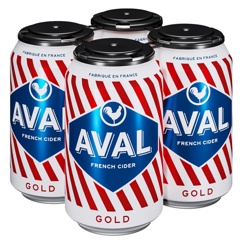 AVAL GOLD CIDER 6/4PK CANS 12 oz (24 Pack)