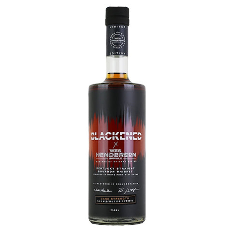 Blackened x Wes Henderson Kentucky Straight Bourbon Whiskey Finished in White Port Wine Casks 2PK 750ML BTL W/ Original