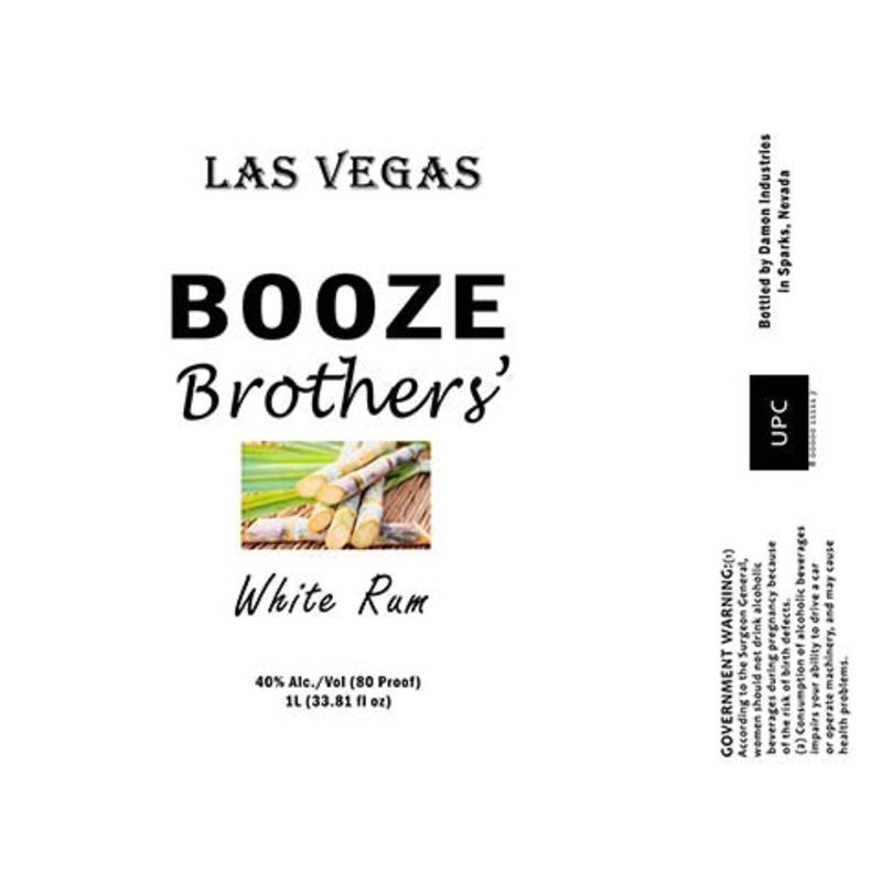 Booze Brothers White Rum 1L BTL