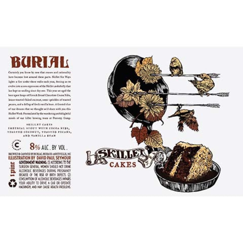 Burial Skillet Cakes Imperial Stout 16OZ SINGLE CAN