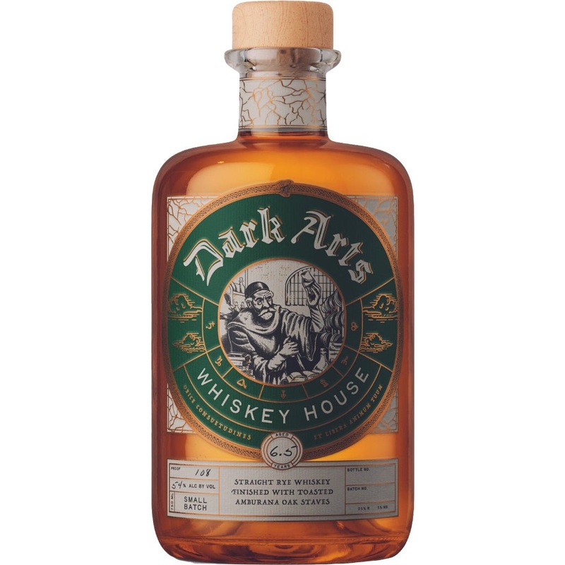 Dark Arts Whiskey House Amburana Oak Staves Straight Rye Whiskey 750ml