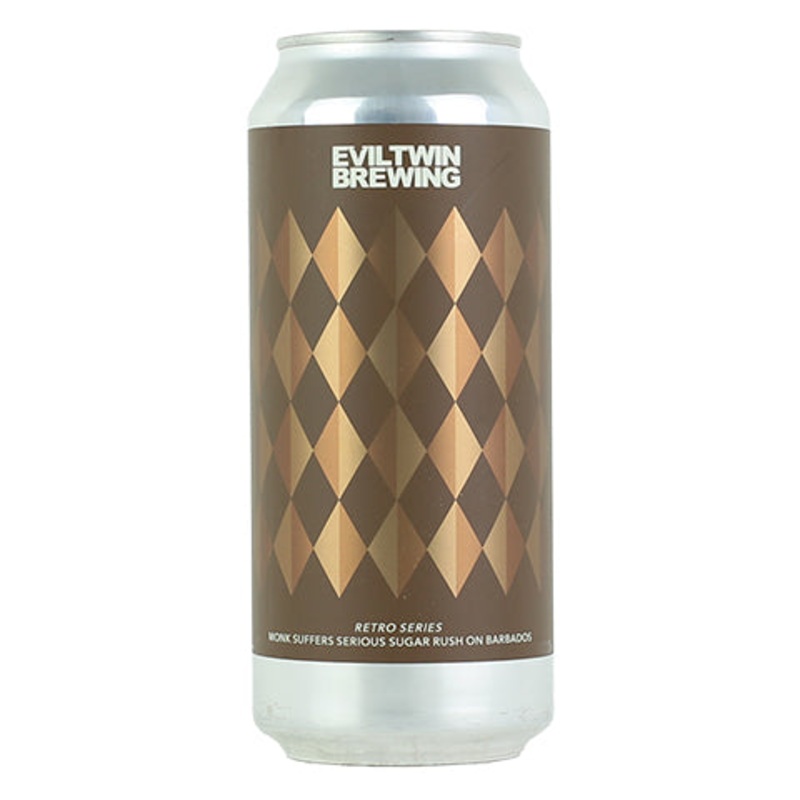 Evil Twin Monk Suffers Serious Sugar Rush On Barbados Dark Ale 16OZ SINGLE CAN