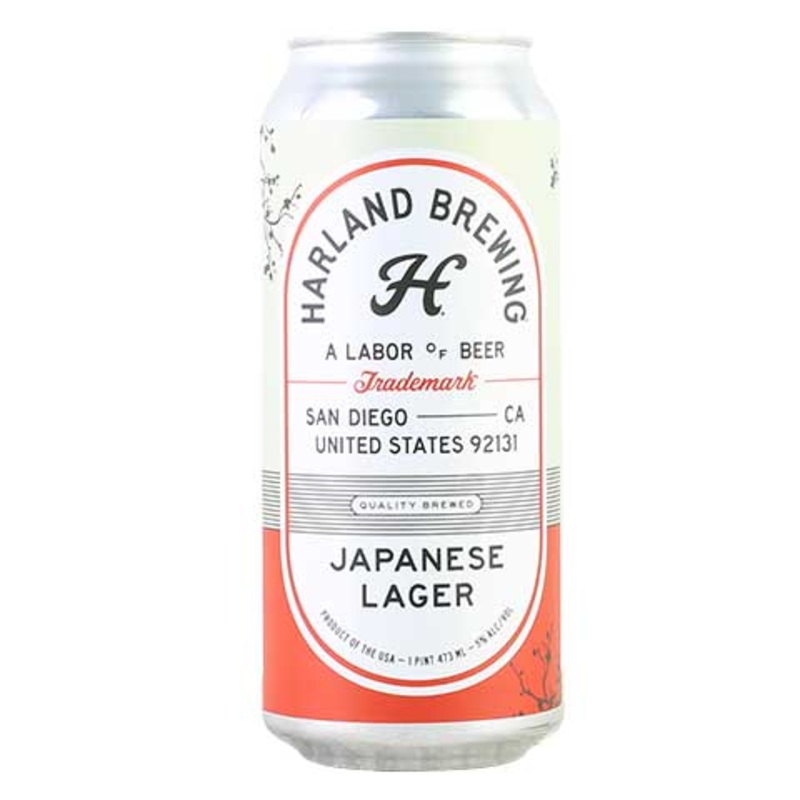 Harland Japanese Lager 16OZ SINGLE CAN