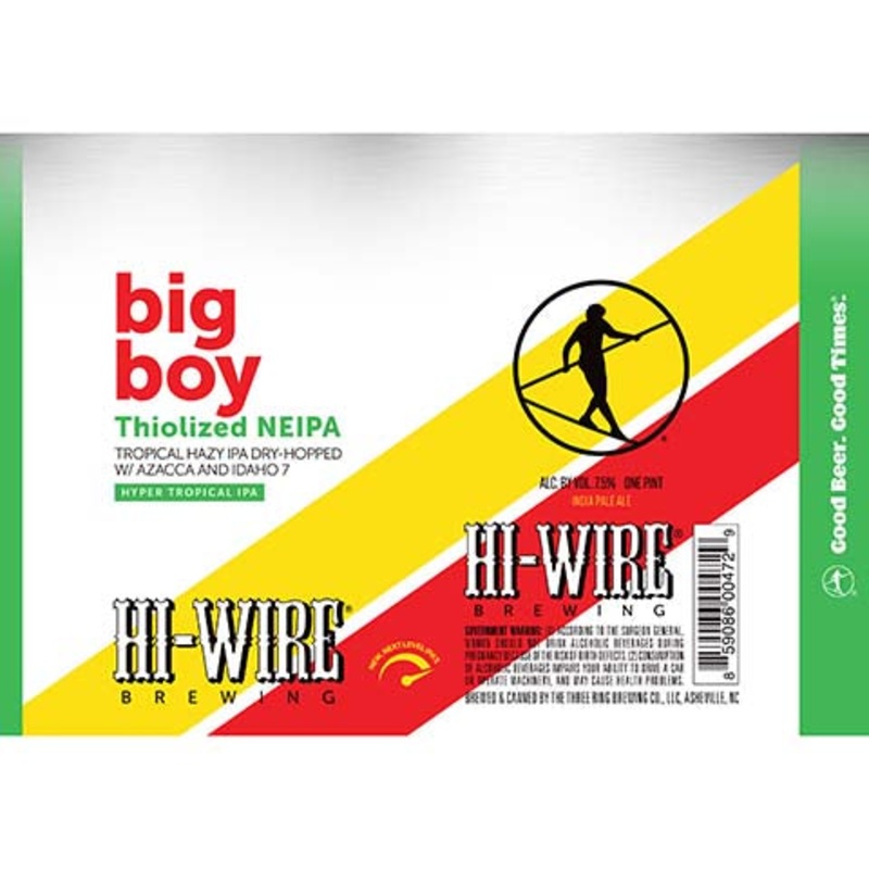 Hi-Wire Brewing Big Boy Thiolized NEIPA 16OZ SINGLE CAN