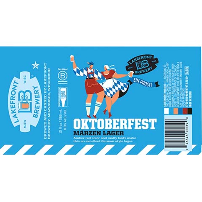 Lakefront Oktoberfest Marzen Lager 12OZ SINGLE CAN