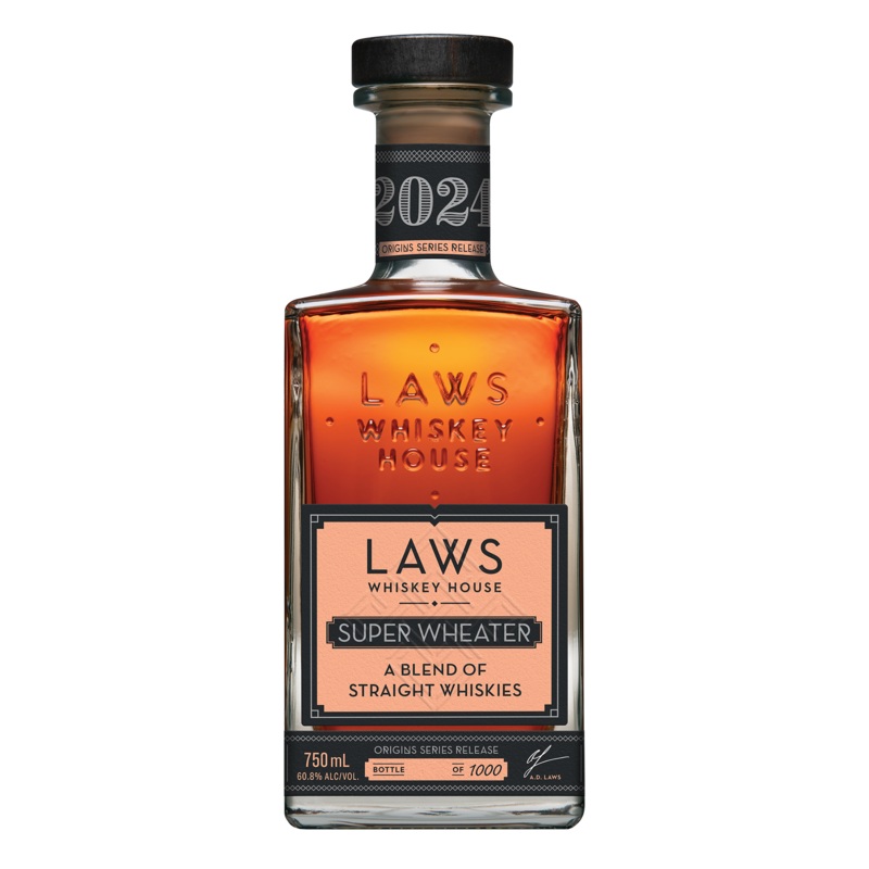 Laws Whiskey Straight Super Wheater 750ML 750ml Bottle