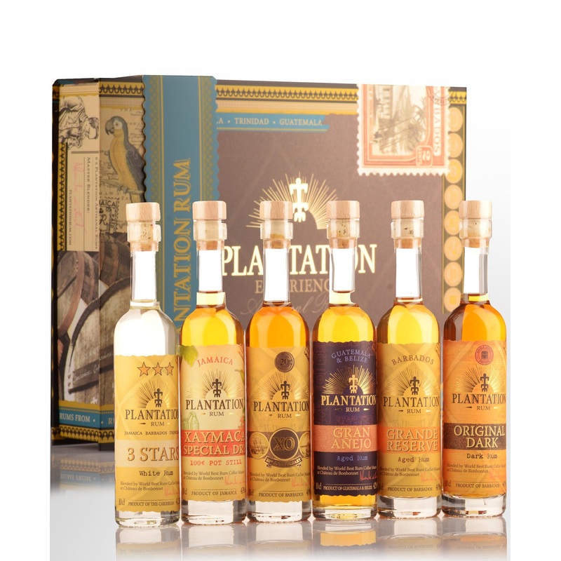 PLANTATION ARTISANAL RUM CIGAR BOX 6 X 200 ML