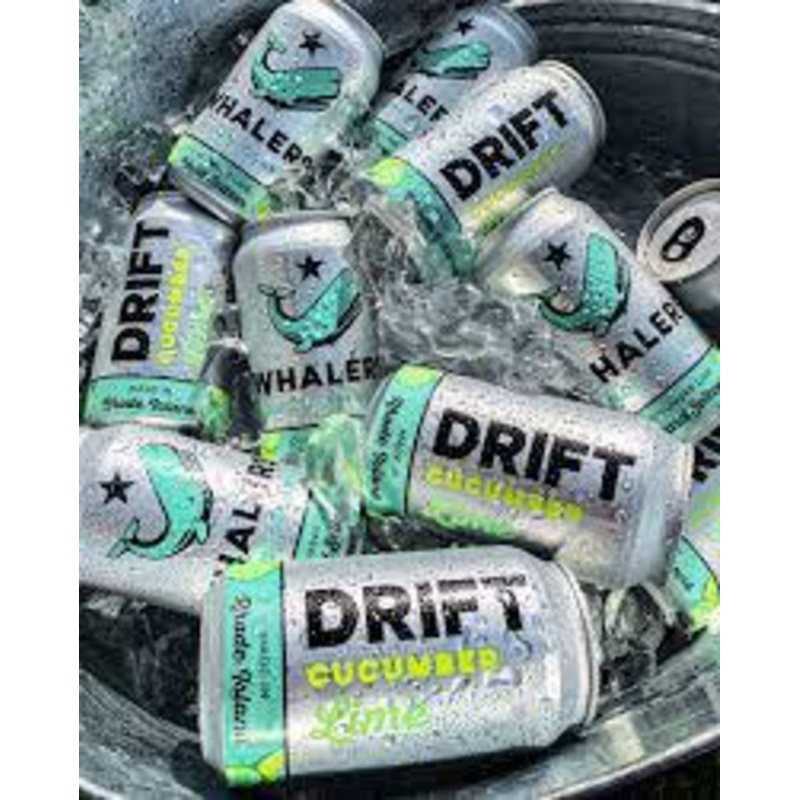 Seltzer RI Whalers 6pk Drift Cucumber Lime