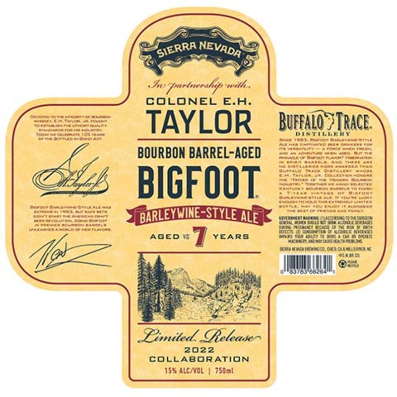 Sierra Nevada Bourbon Barrel-Aged Bigfoot Aged 7 Years 750ML BTL