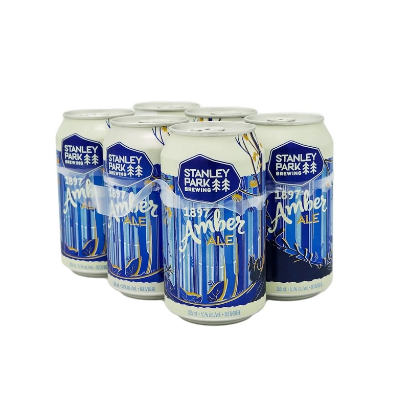 STANLEY PARK 1897 AMBER ALE 355ML 6PK CAN @ Red Deer [1004409] 2130 ml
