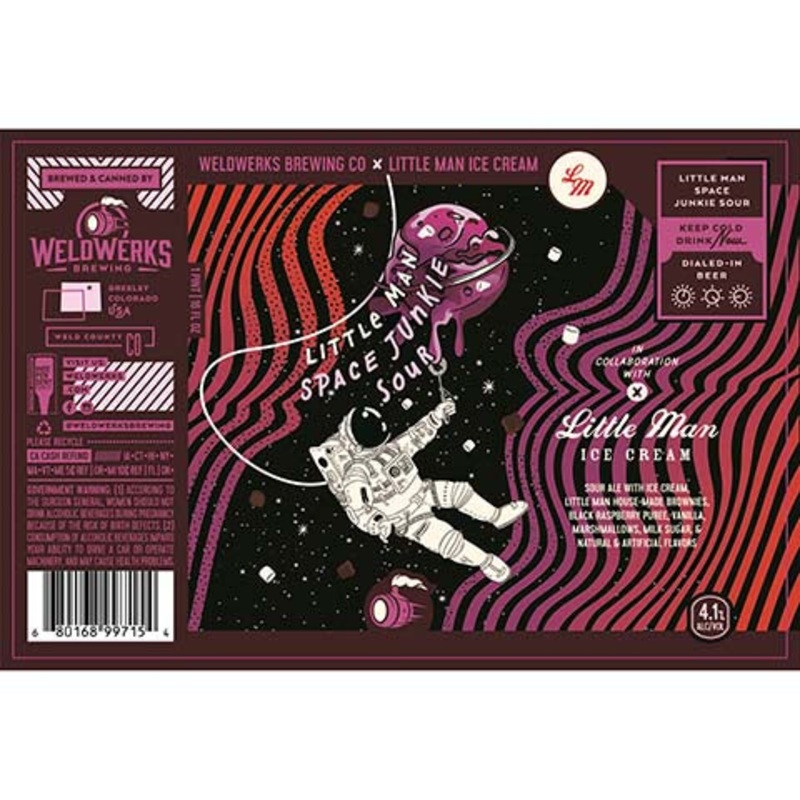 Weldwerks Little Man Space Junkie Sour Ale 16OZ SINGLE CAN