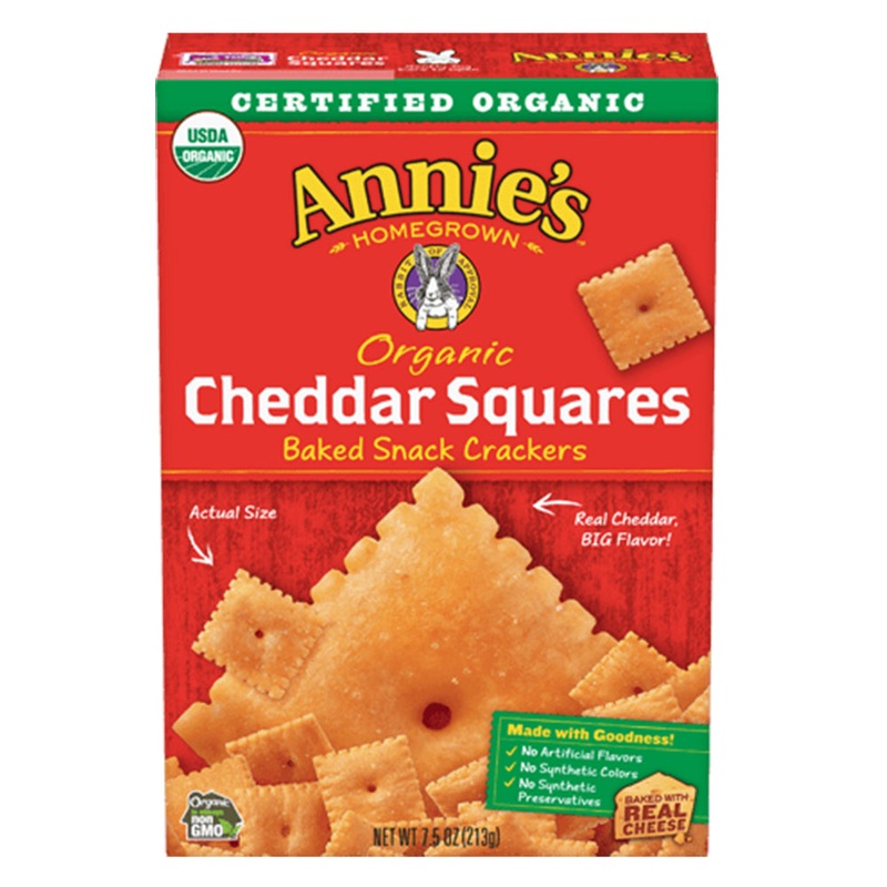 Annies Homegrown Organic Cheddar Squares