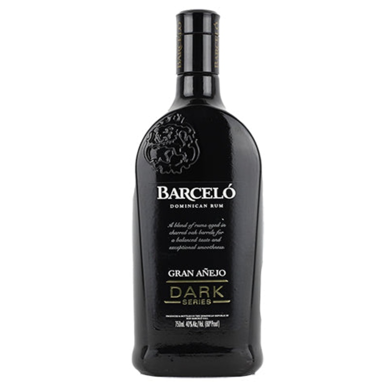 Barcelo Gran Aejo Dark Dominican Rum 750ML BTL