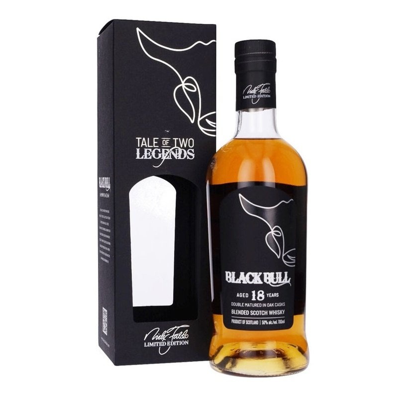 Black Bull 18 Year Old 'Tale of Two Legends' Blended Scotch Whisky 700ML BTL