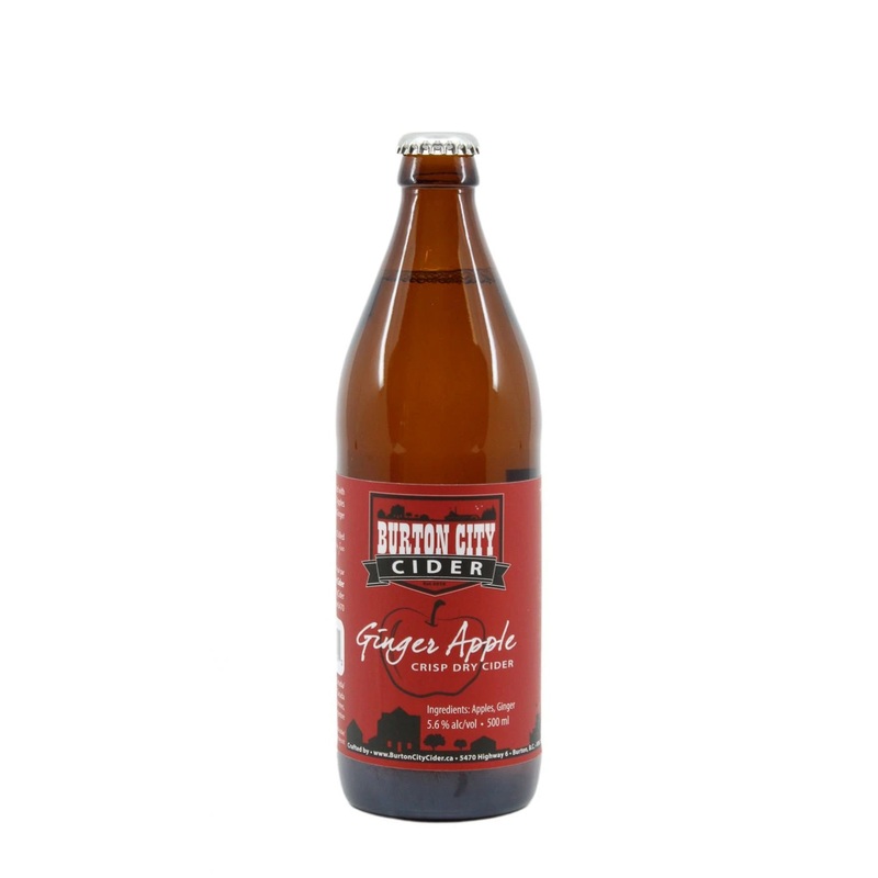 BURTON CITY CIDER GINGER APPLE 500ML BT @ Windermere [1028962] 500 ml