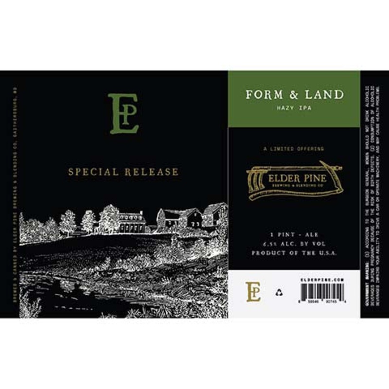 Elder Pine Form & Land Hazy IPA 16OZ SINGLE CAN
