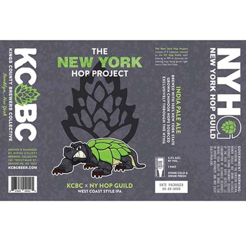 Kings County Brewers Collective The New York Hop Project West Coast IPA 16OZ SINGLE CAN