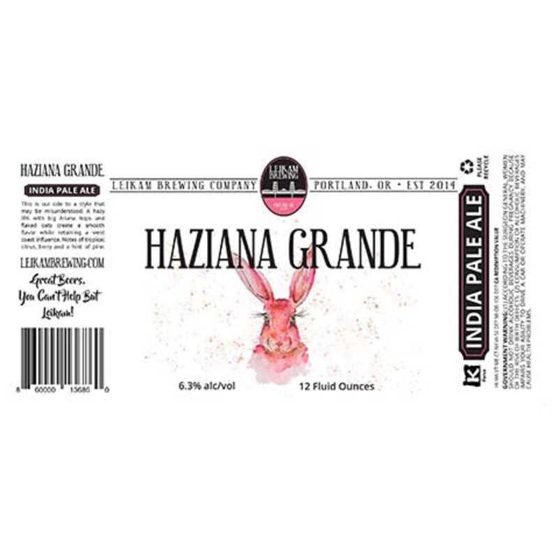 Leikam Haziana Grande IPA 12OZ SINGLE CAN