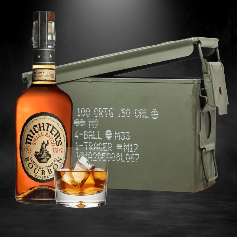 Michters US*1 Bourbon Ammo Can Gift Set