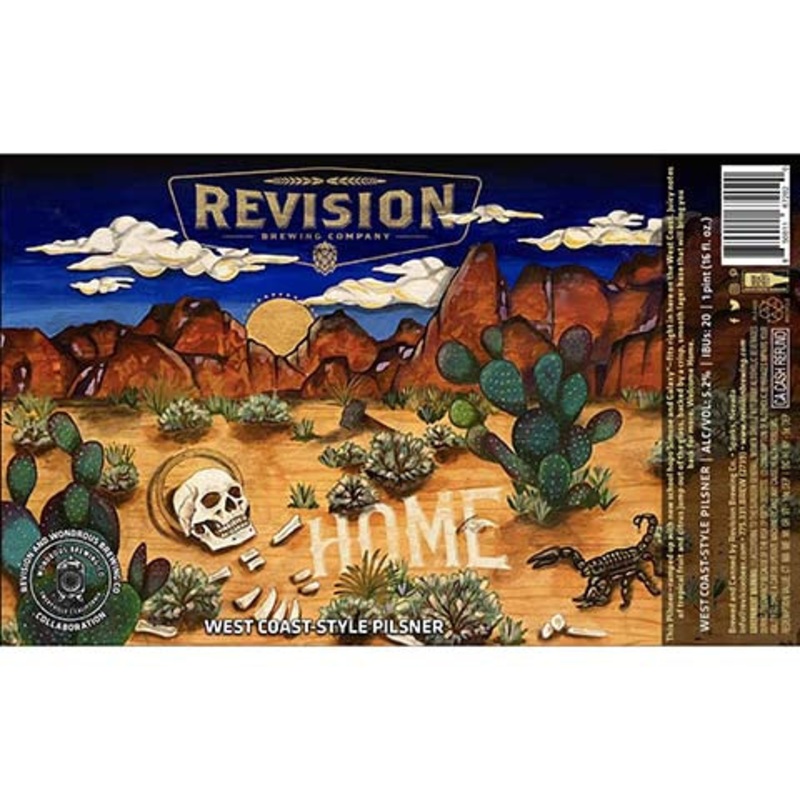 Revision Home West Coast Style Pilsner 16OZ SINGLE CAN