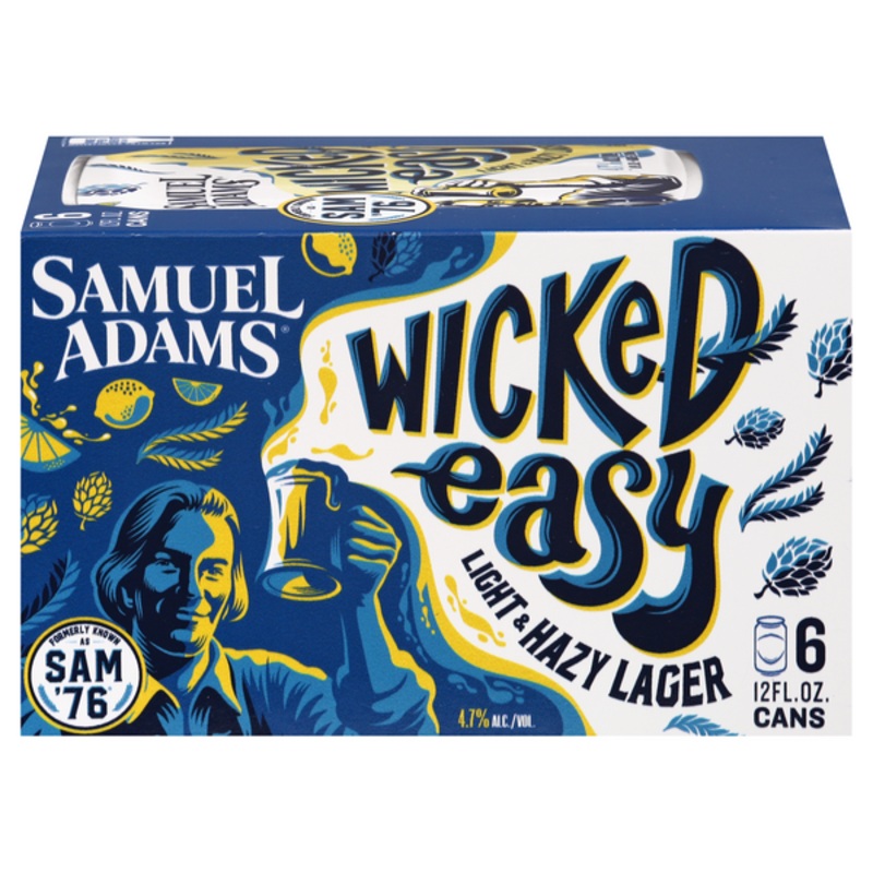 SAMUEL ADAMS WICKED EASY 6PK CAN