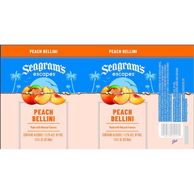 Seagrams Peach Bellini 8OZ CAN