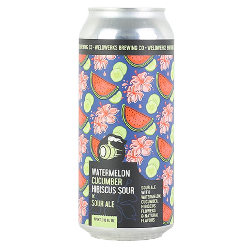 Weldwerks Watermelon Cucumber Hibiscus Sour 16OZ SINGLE CAN
