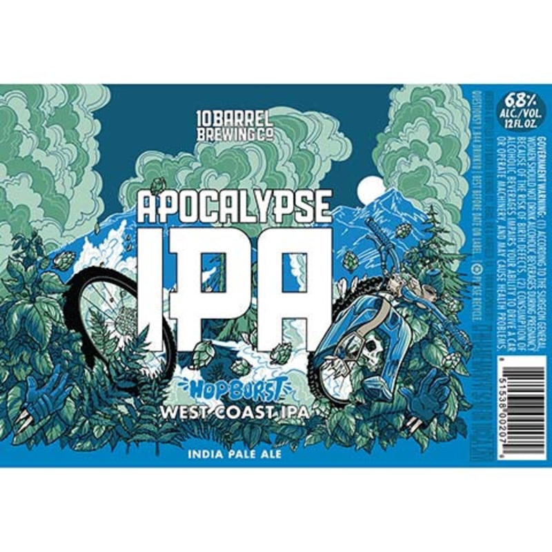 10 Barrel Apocalypse Hopburst IPA 12OZ SINGLE CAN