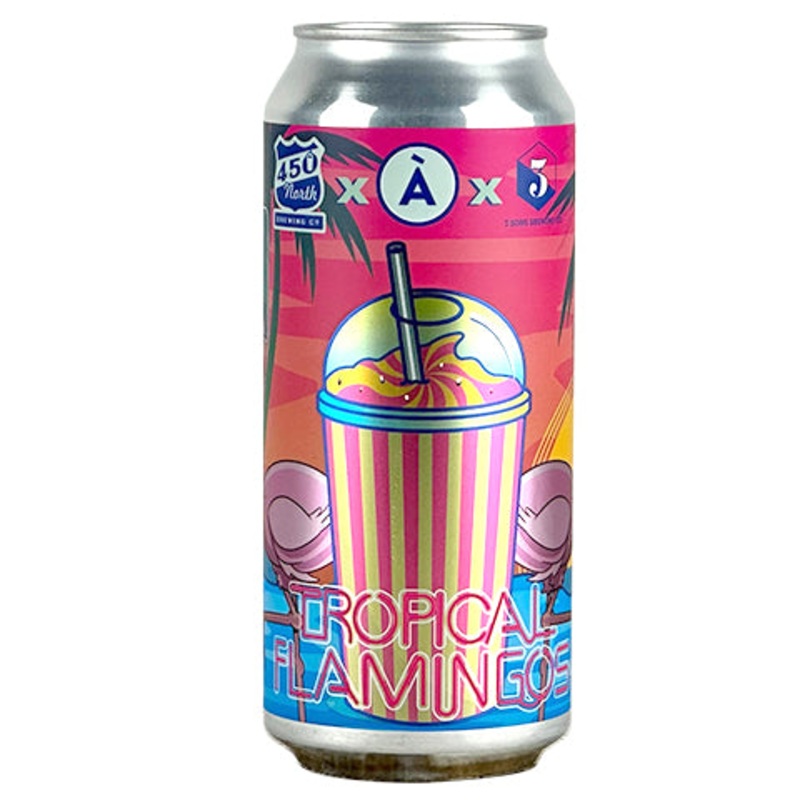 450 North Slushy XL Tropical Flamingos Sour 16OZ SINGLE CAN