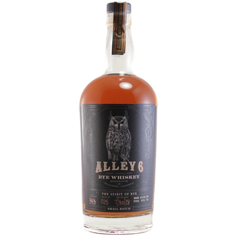 ALLEY 6 RYE WHISKEY 86 750ML 750ML