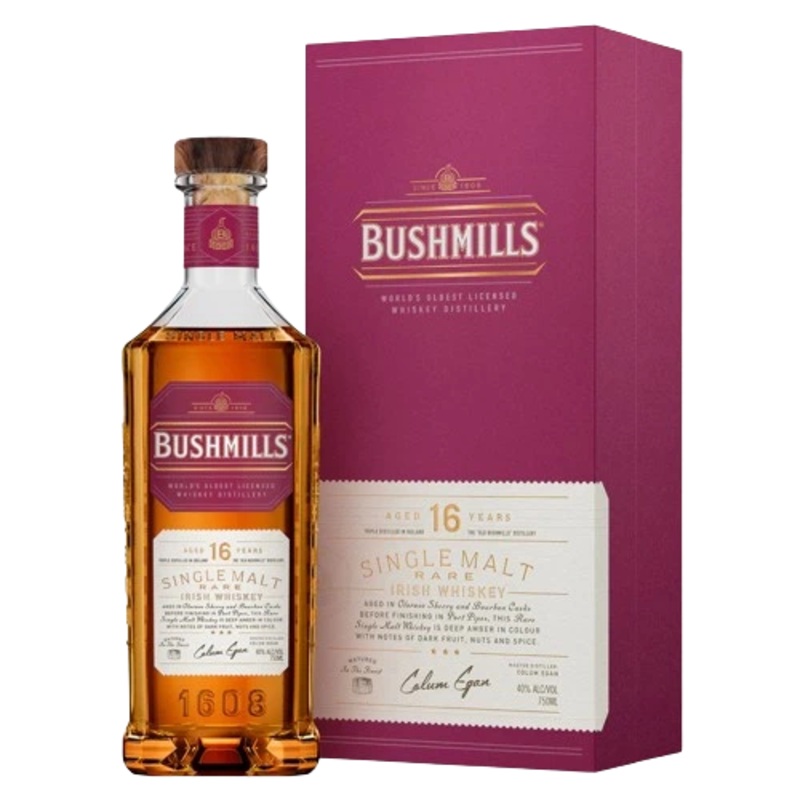 BUSHMILLS 16YR IRISH WHISKEY 750ML @ Southgate [1001716] 750 ml